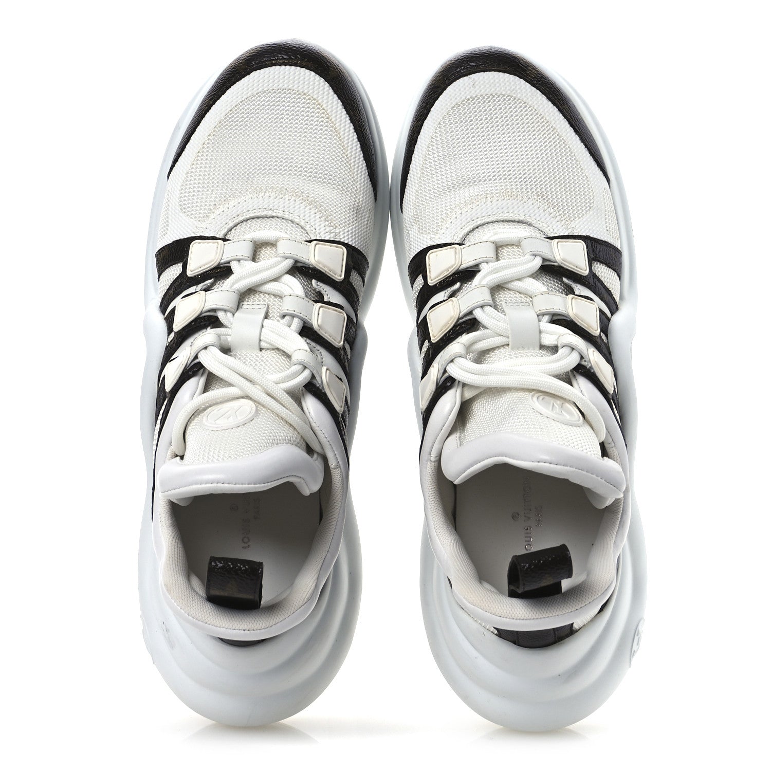 Louis Vuitton Patent Monogram LV Archlight Sneakers 38 White 2 of 14