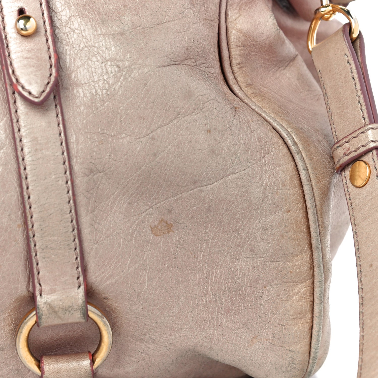 Miu Miu Vitello Lux Large Bow Bag Mughetto 24 of 33