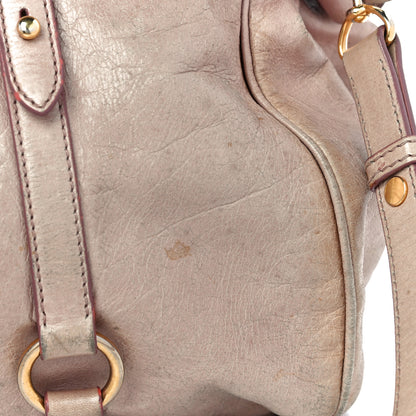 Miu Miu Vitello Lux Large Bow Bag Mughetto 24 of 33