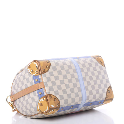 Louis Vuitton Damier Azur Summer Trunks Speedy Bandouliere 30 3 of 14