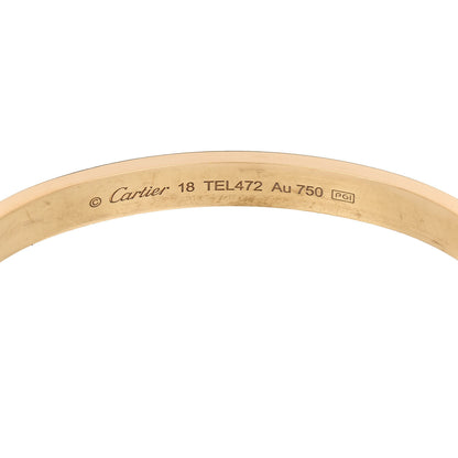 Cartier 18K Yellow Gold LOVE Bracelet 18 5 of 7