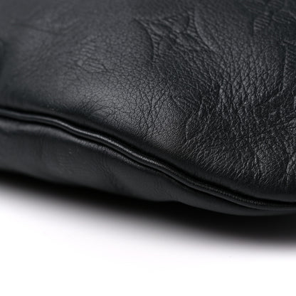 Louis Vuitton Calfskin Monogram Shadow Discovery Bumbag Black 9 of 9