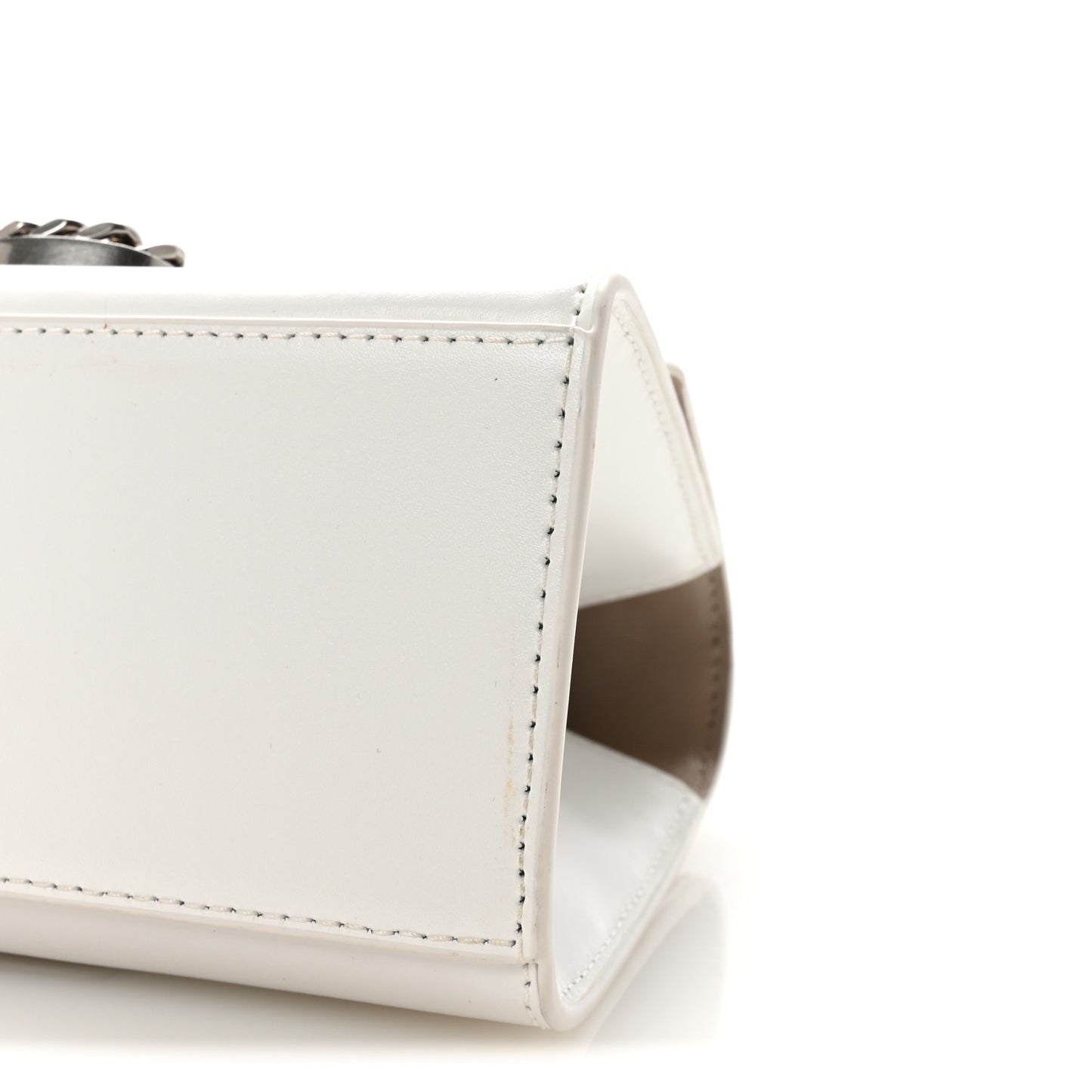 Calfskin The St Marc Mini Top Handle Bag White