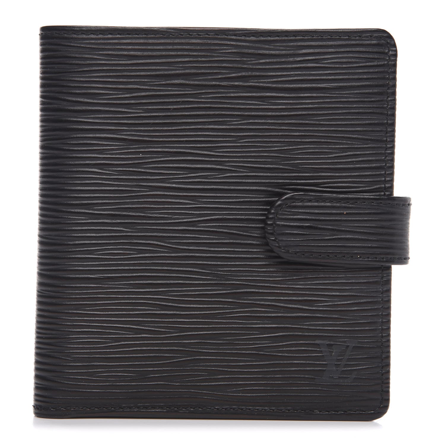 Louis Vuitton Epi Porte-Billets Compact Wallet Black 1 of 8