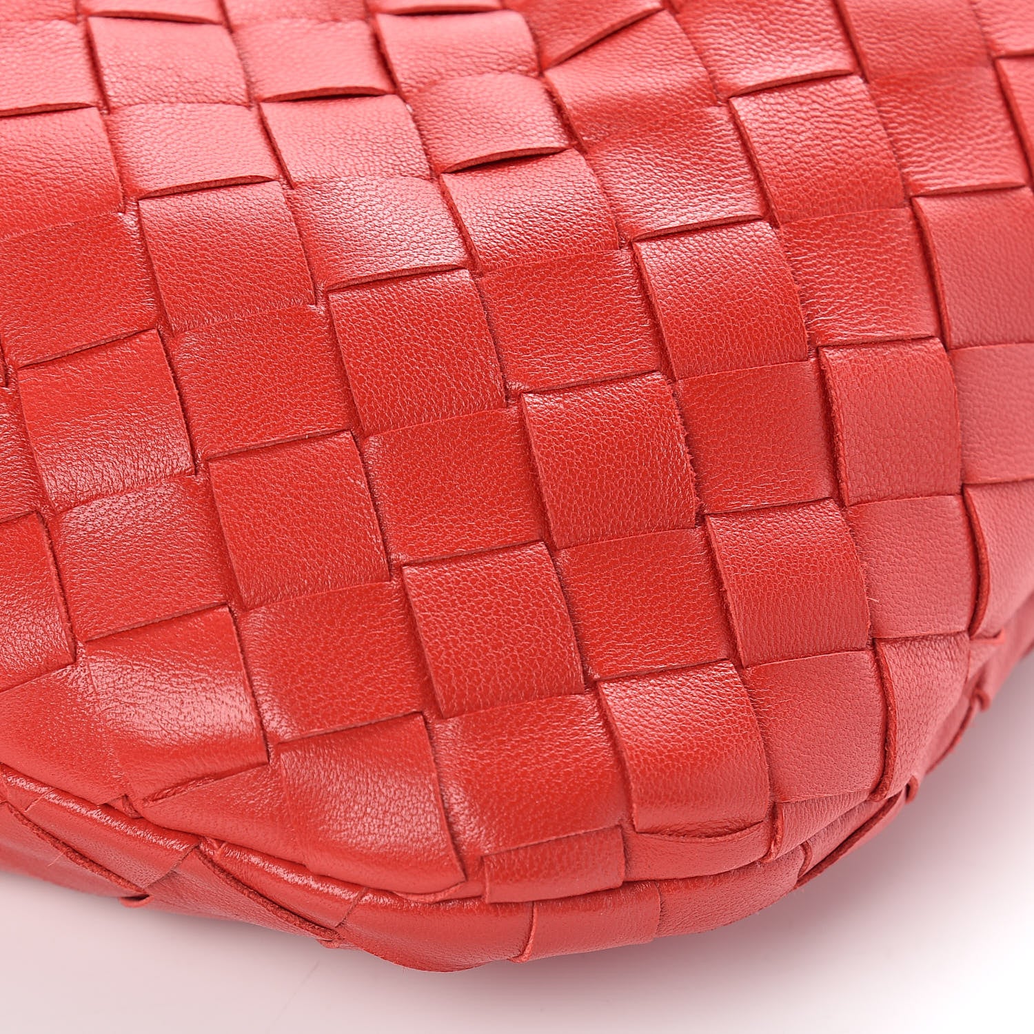 Bottega Veneta Nappa Intrecciato Mini Jodie Red 9 of 9