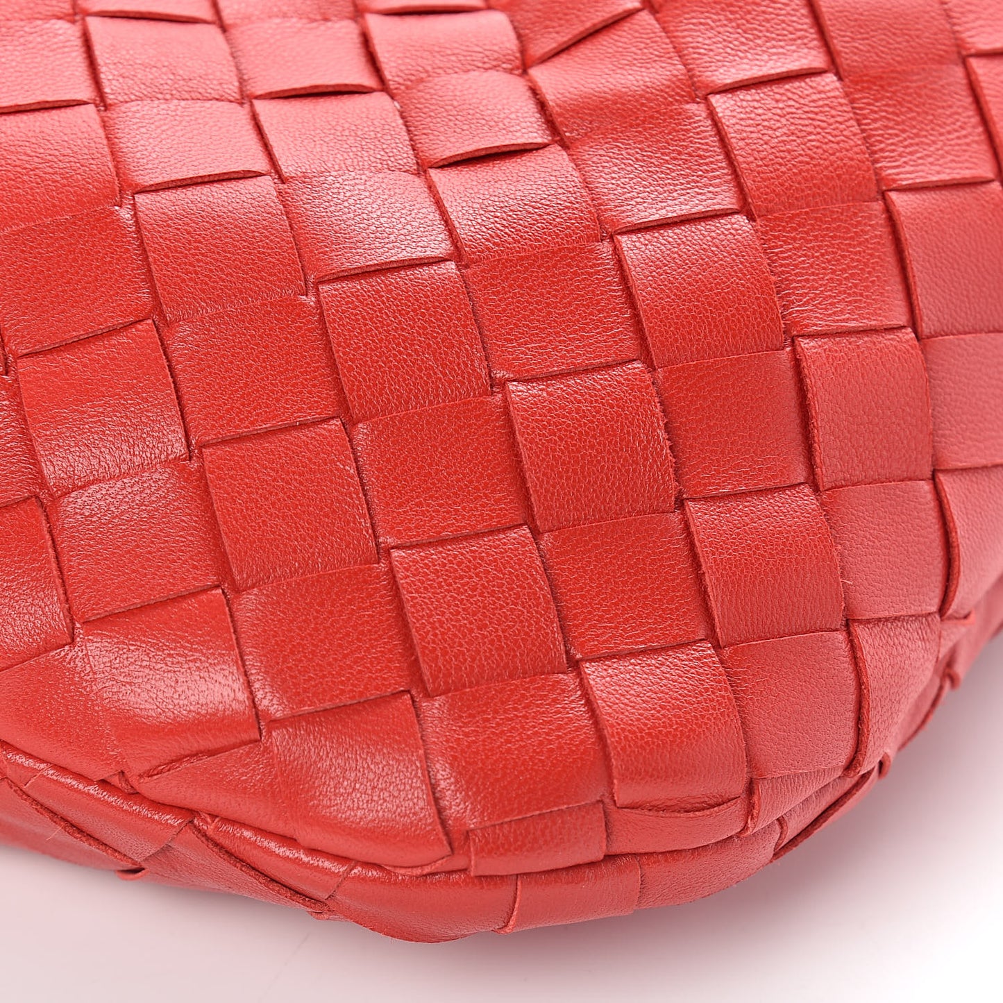 Nappa Intrecciato Mini Jodie Red