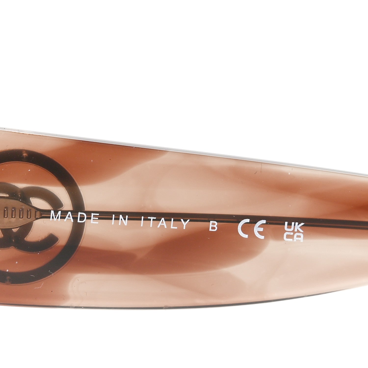 Chanel Acetate Rectangle Sunglasses 5507-A Brown Orange 6 of 7
