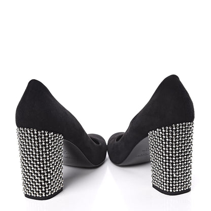 Saint Laurent Kid Scamosciato Babies 90 Pumps 41 Black 6 of 14
