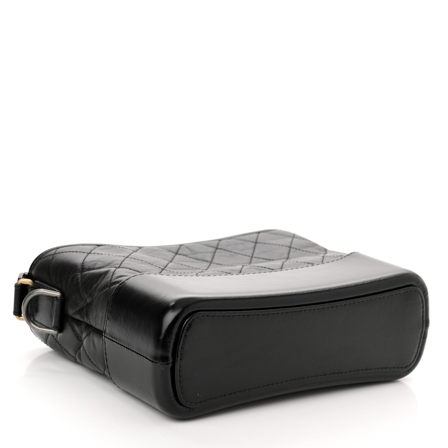 Chanel Aged Calfskin Quilted New Medium Gabrielle Hobo Black 4 of 9