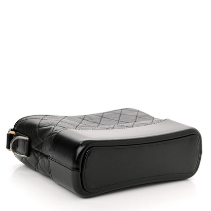 Chanel Aged Calfskin Quilted New Medium Gabrielle Hobo Black 4 of 9