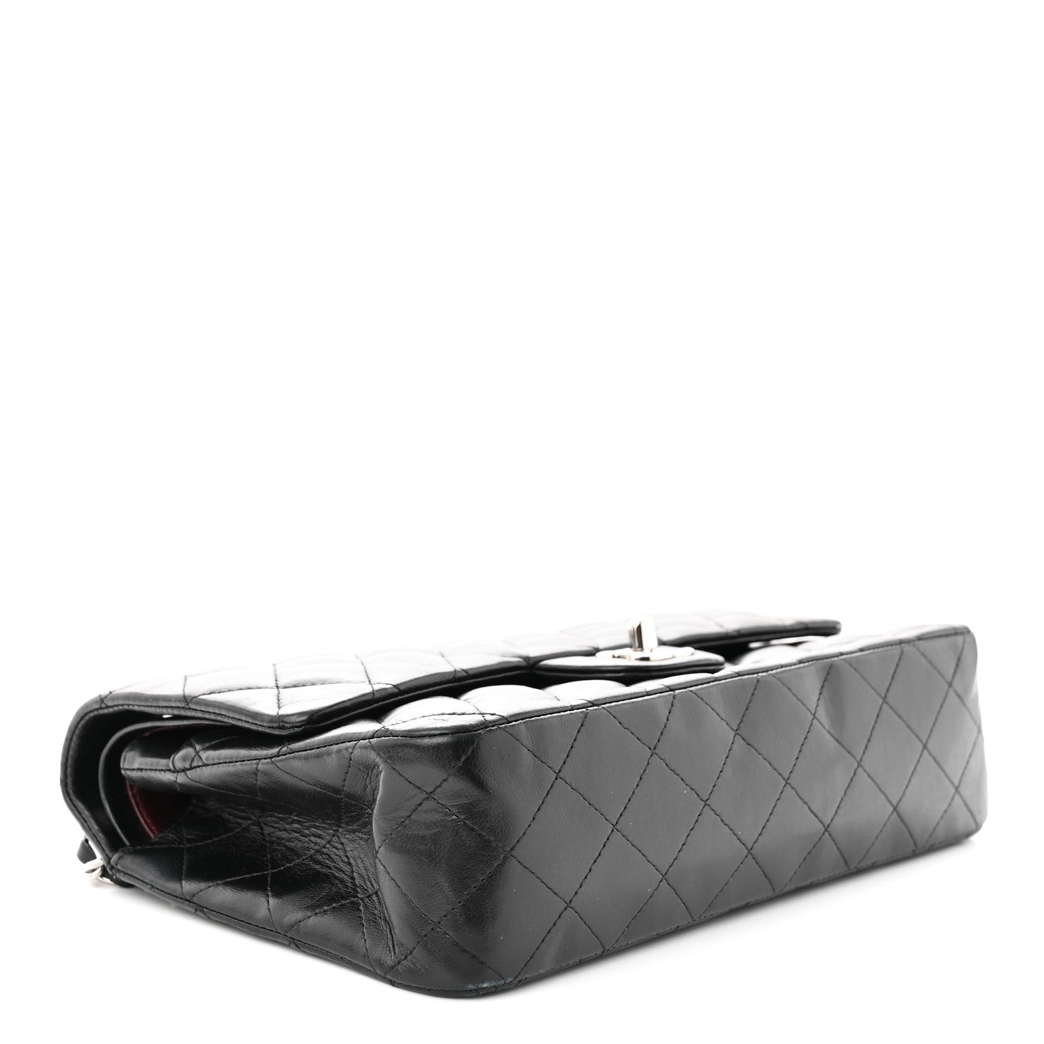 Chanel Lambskin Quilted Medium Double Flap Black 4 of 13