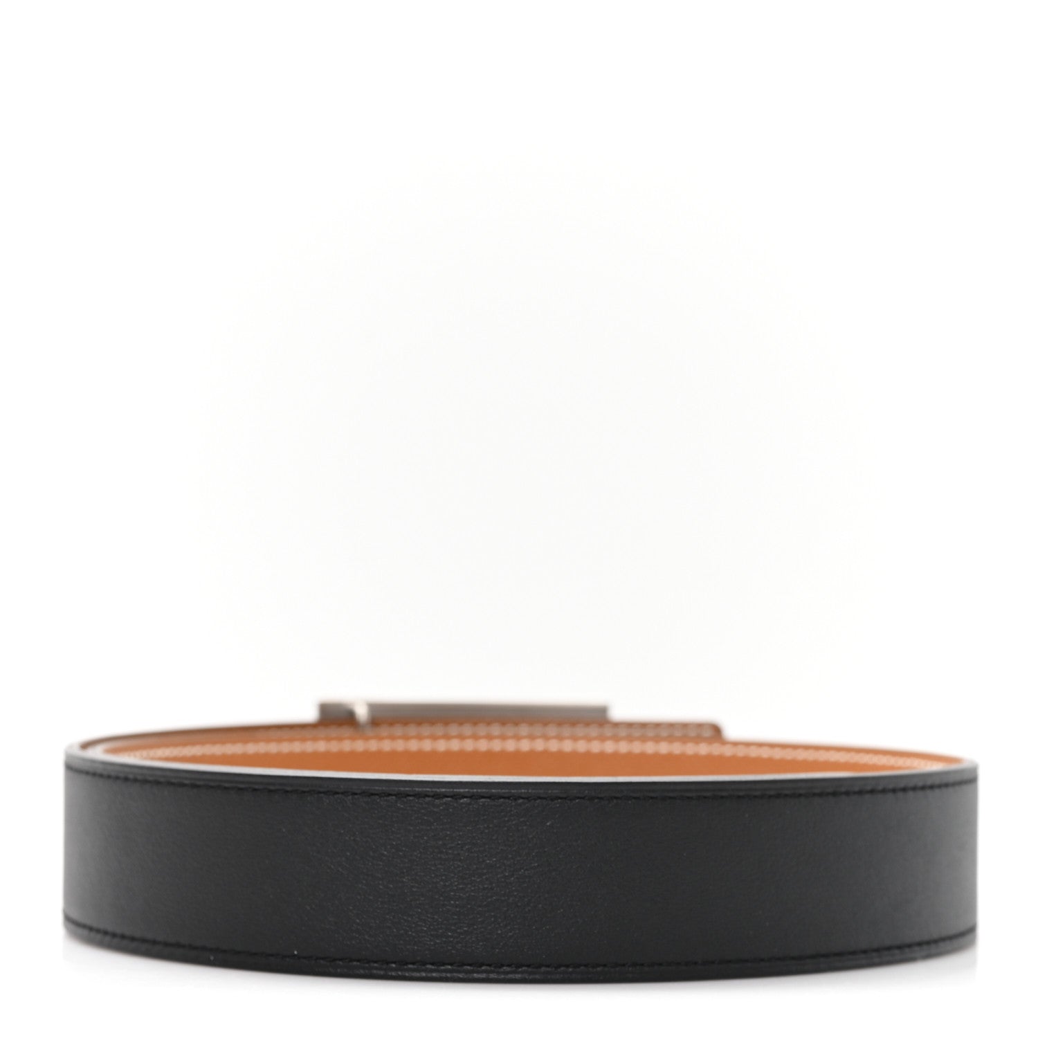 Hermes Epsom Swift 24mm Collier De Chien CDC Belt 75 30 Gold Black 2 of 5