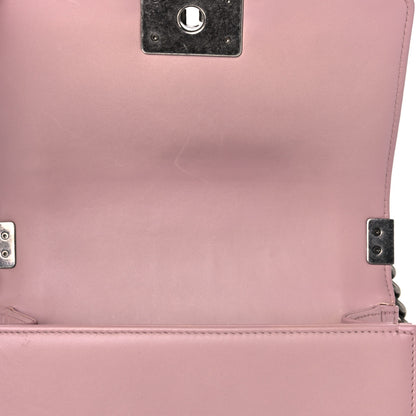 Chanel Fur Calfskin Small Boy Flap Pink 11 of 16