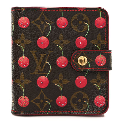 Louis Vuitton Monogram Cerises Compact Zippe Wallet 1 of 6