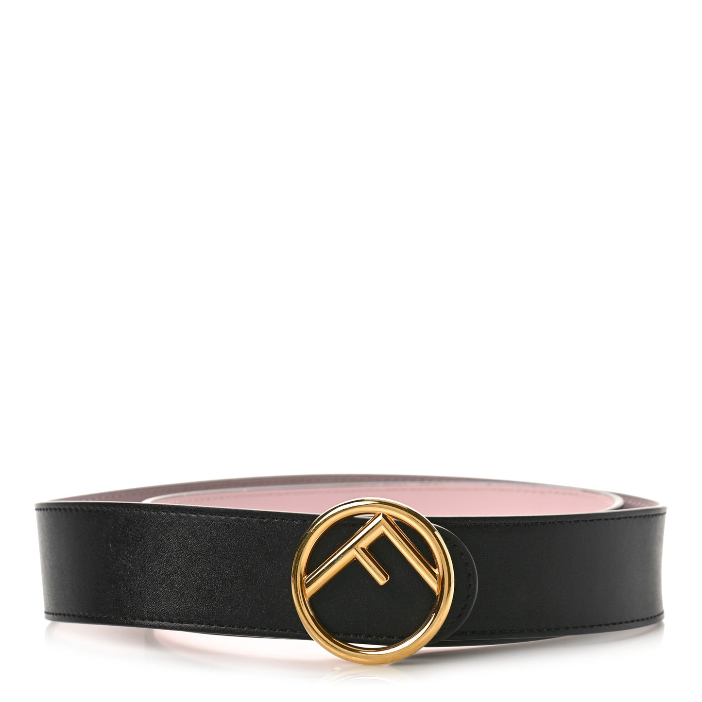 Vitello Liberty F is Fendi Bi-Color Reversible Belt 90 36 Black Peonia