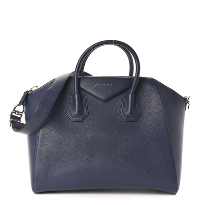 Givenchy Sugar Goatskin Medium Antigona Navy 1 of 11