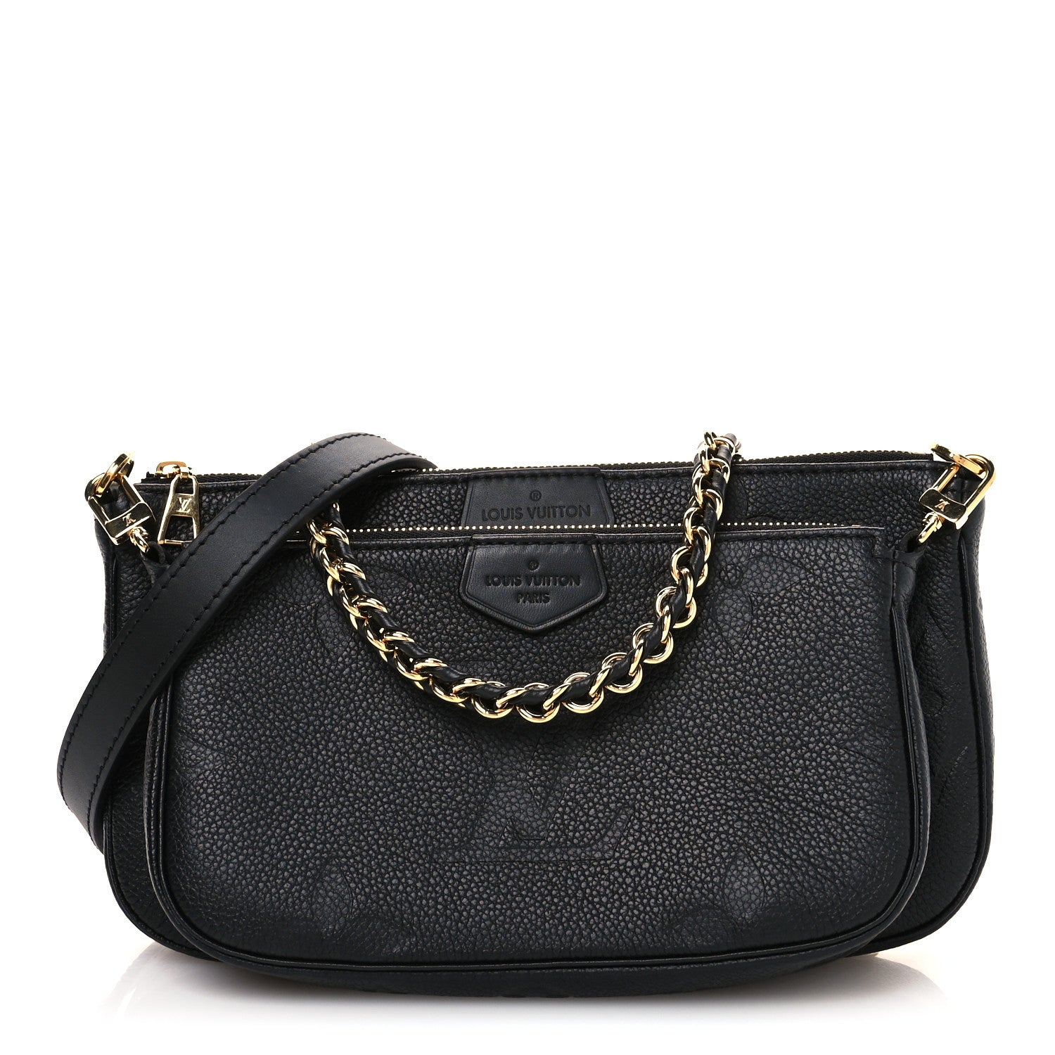 Louis Vuitton Empreinte Monogram Giant Multi Pochette Accessories Black 7 of 9