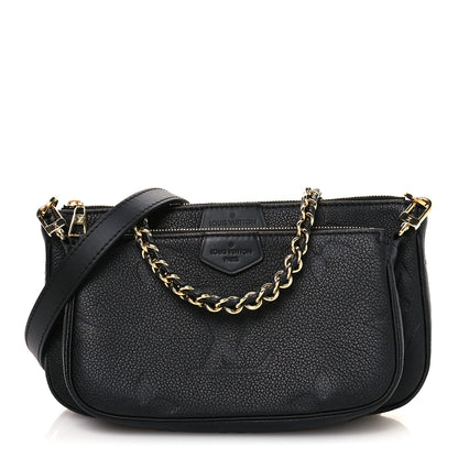 Louis Vuitton Empreinte Monogram Giant Multi Pochette Accessories Black 7 of 9