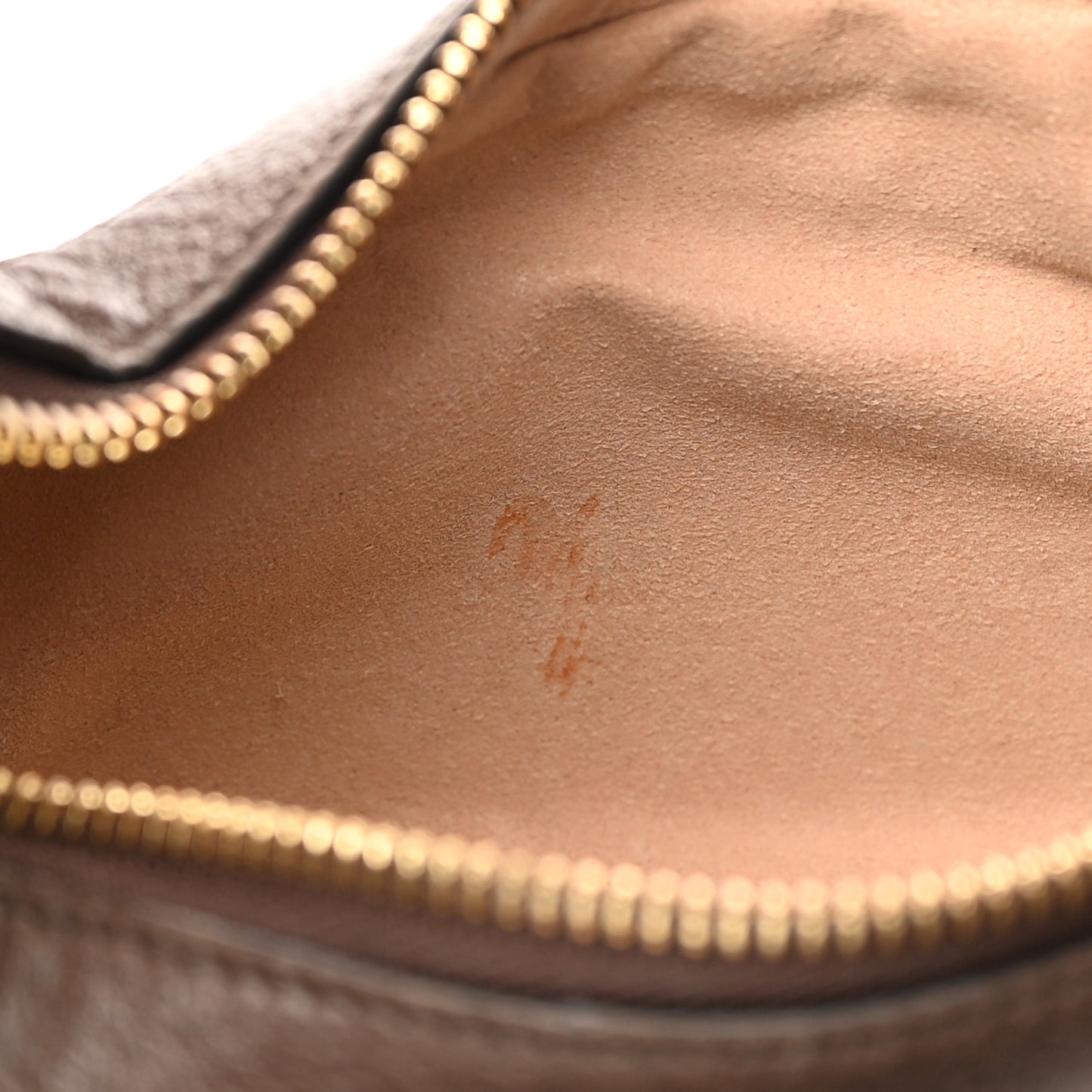 GG Supreme Monogram Textured Calfskin Web Mini Ophidia Half Moon Hobo Beige Ebony New Acero