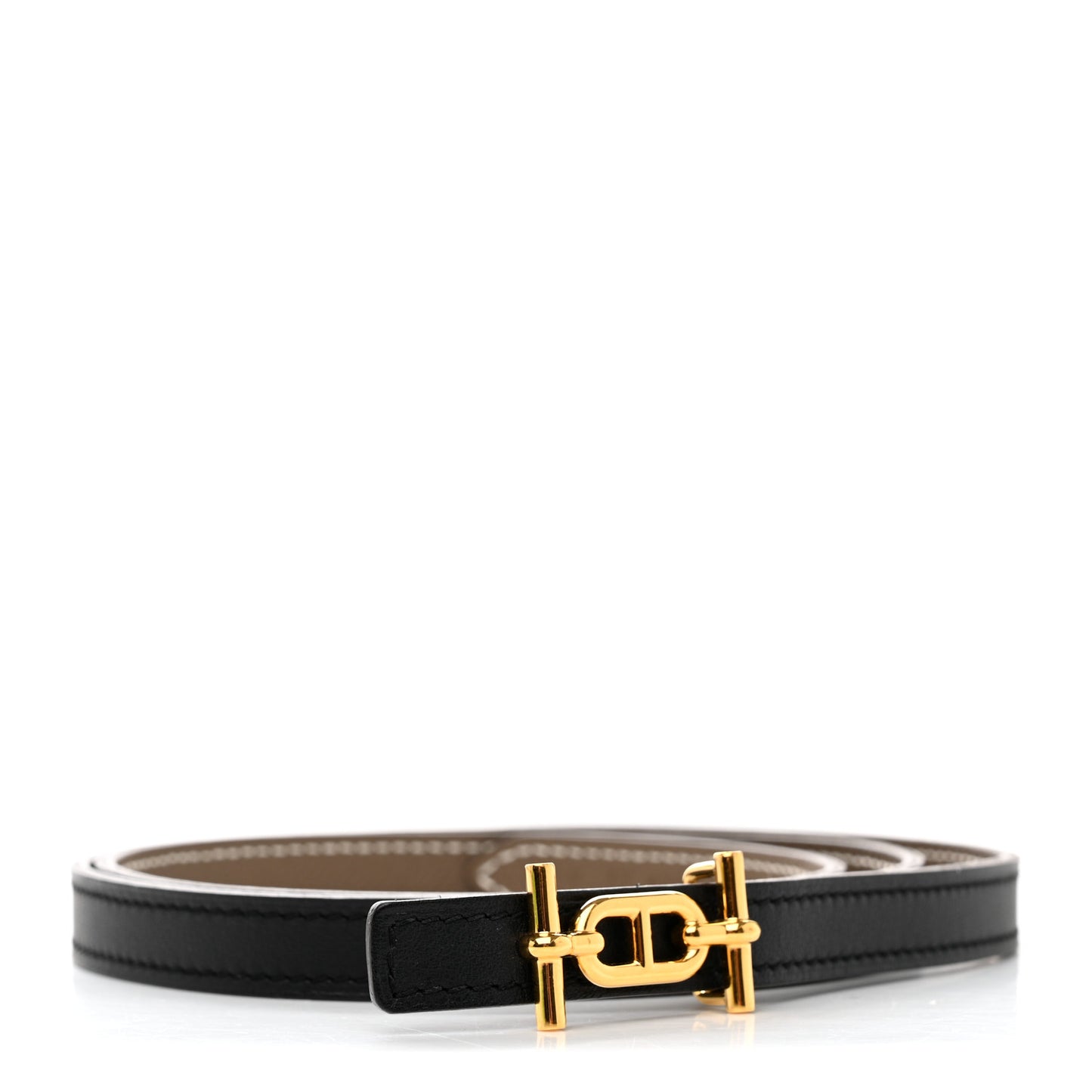Swift Epsom 13mm Ancre Belt 80/32 Black Etoupe