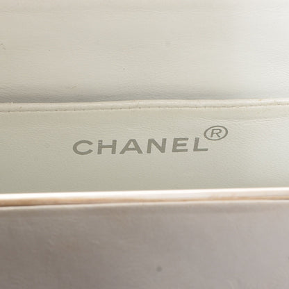 Chanel Patent Quilted Box Bag Beige 6 of 9