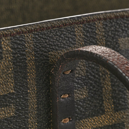 Fendi Zucca Spalmati Small Roll Tote Tobacco Moro 9 of 10