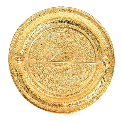Chanel 31 Rue Cambon Medallion Brooch Gold 3 of 5
