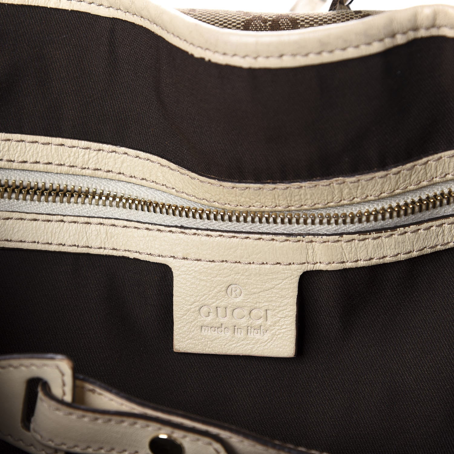 Gucci Monogram Medium Pelham Shoulder Bag Off White 8 of 11