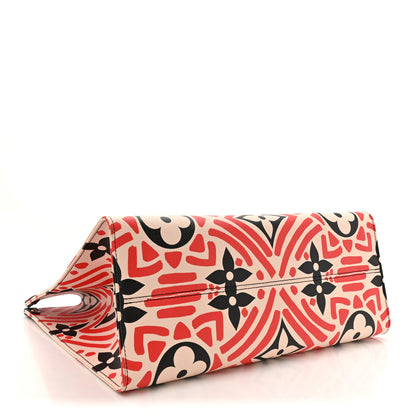Louis Vuitton Monogram Giant Crafty Onthego GM Creme Rouge Black 4 of 11