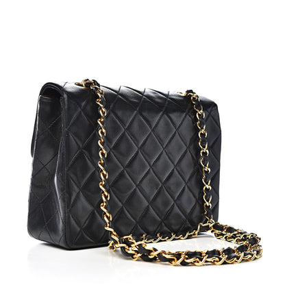 Chanel Lambskin Quilted Mini Square Flap Black 3 of 11