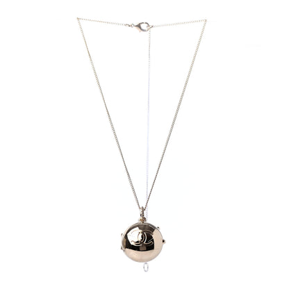Chanel Metal CC Locket Necklace Gold 2 of 4