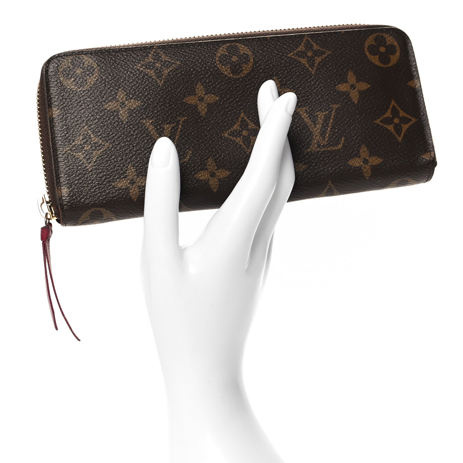 Louis Vuitton Monogram Clemence Wallet Fuchsia 2 of 6