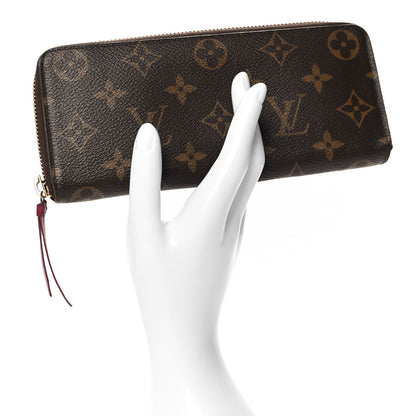 Louis Vuitton Monogram Clemence Wallet Fuchsia 2 of 6