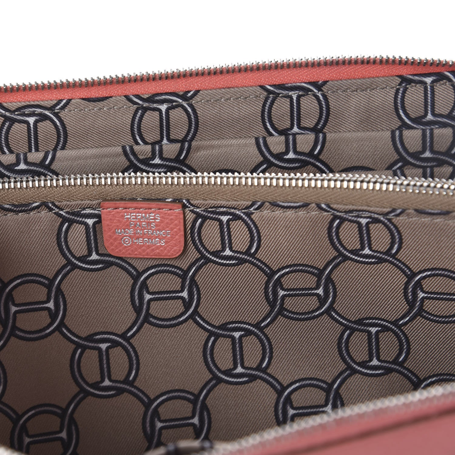 Hermes Epsom Silk'In Wallet Flamingo 5 of 5