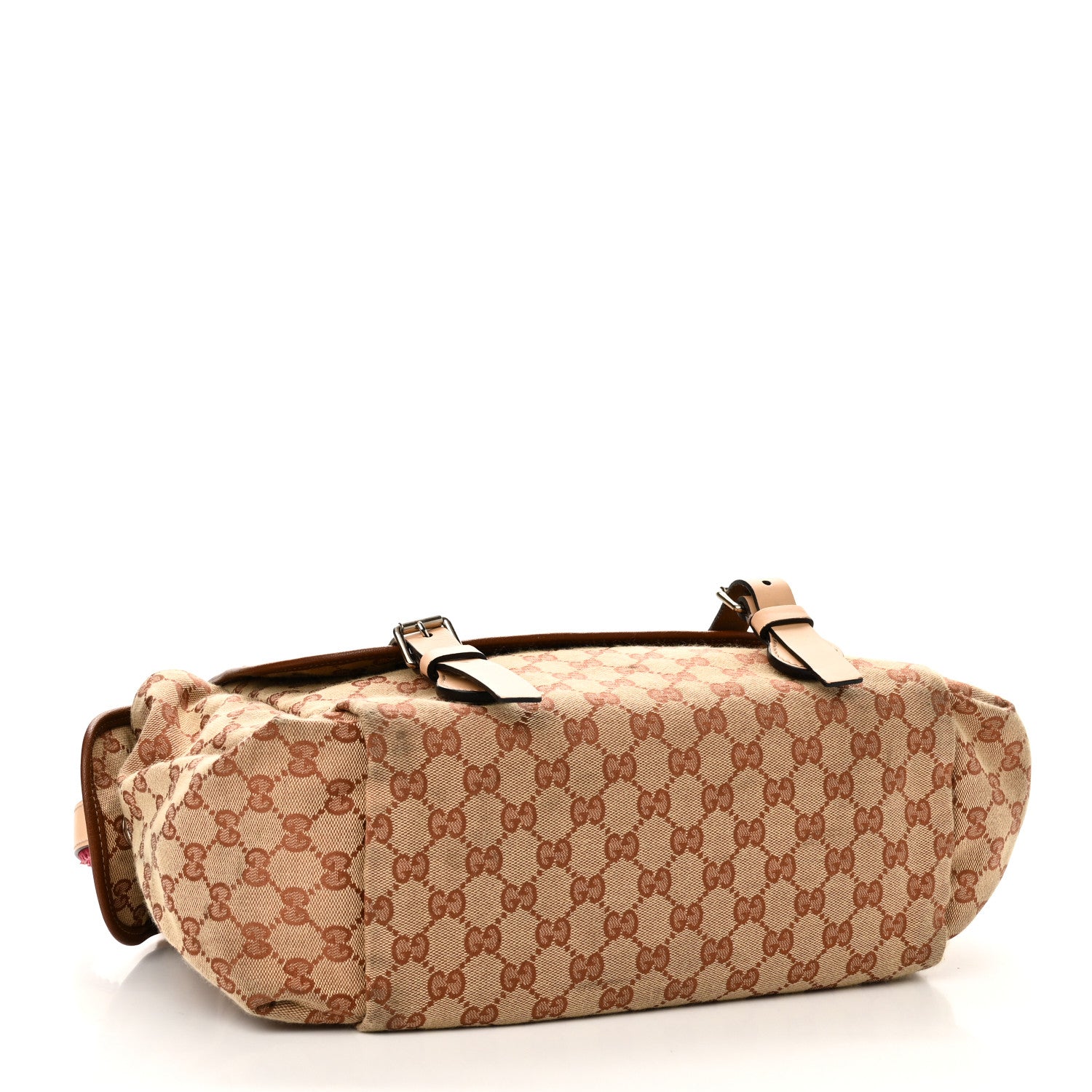 Gucci GG Monogram Diaper Bag Beige Ruggine Natural Antique Rose 4 of 10