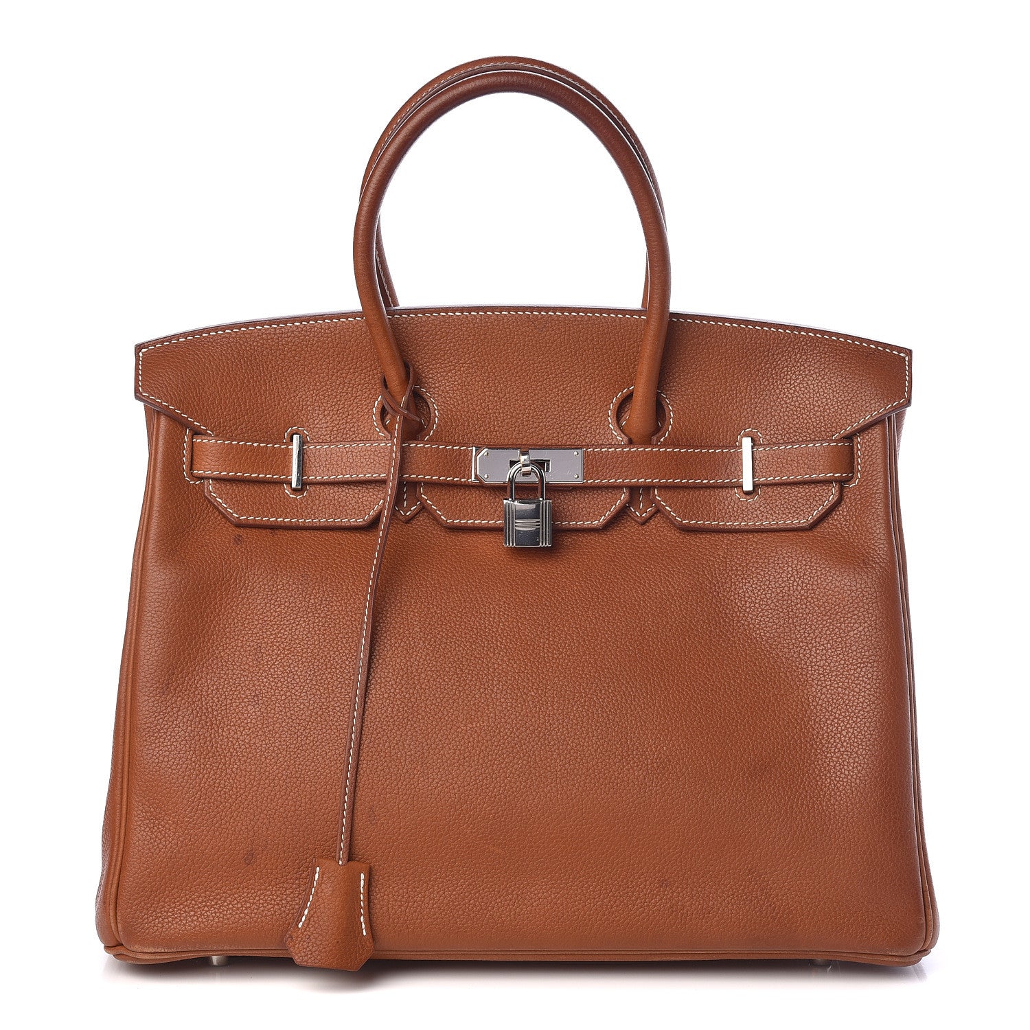Hermes Natural Barenia Faubourg Birkin 35 Fauve 1 of 15
