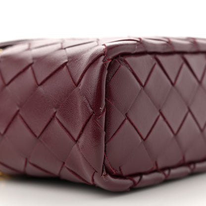 Bottega Veneta Calfskin Intrecciato Bang Bang Vanity Case Barolo 9 of 10