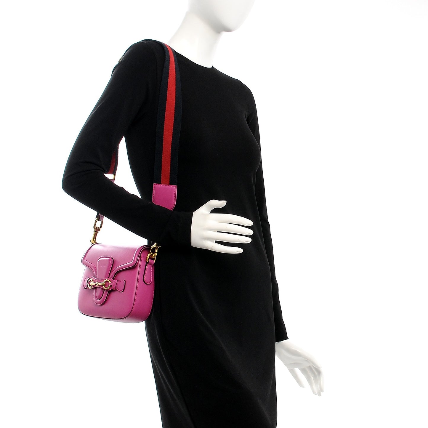 Ruinart Calfskin Small Lady Web Shoulder Bag New Rosette