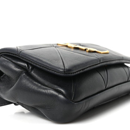 Saint Laurent Lambskin Monogram Jamie Belt Bag Black 8 of 9