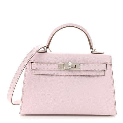 Hermes Epsom Mini Kelly Sellier 20 Mauve Pale 1 of 11