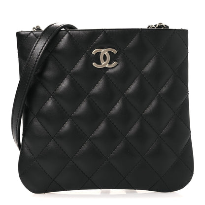 Chanel Lambskin Quilted Crossbody Bag Black 1 of 12