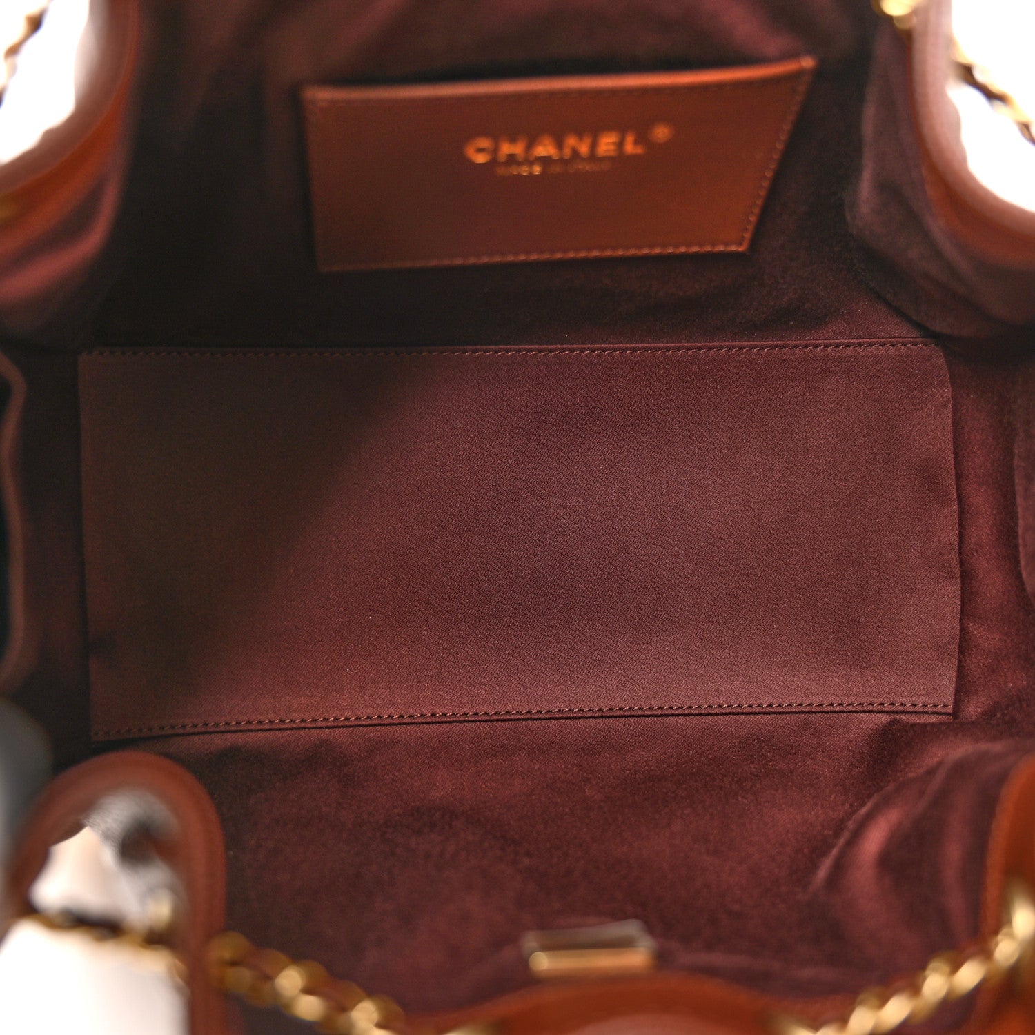Chanel Caviar Quilted Small Chanel 25 Handbag Brown 5 of 10
