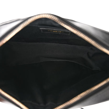 Saint Laurent Calfskin Matelasse Monogram Lou Camera Bag Black 5 of 14