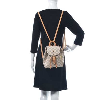 Louis Vuitton Damier Azur Sperone BB Backpack 2 of 8