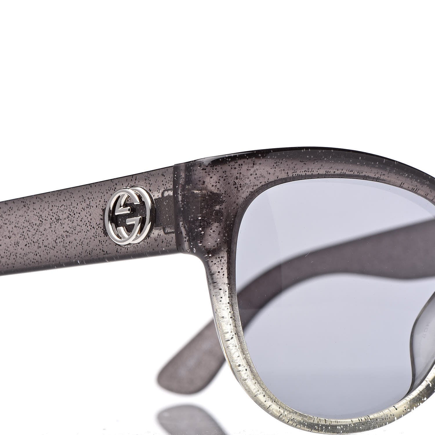 Gucci Glitter Cat Eye Optyl Sunglasses GG 3838F Grey Silver 8 of 9