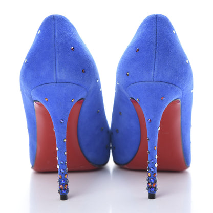 Christian Louboutin Suede Degrastrasss 100 Pumps 36.5 Version Electric 6 of 12