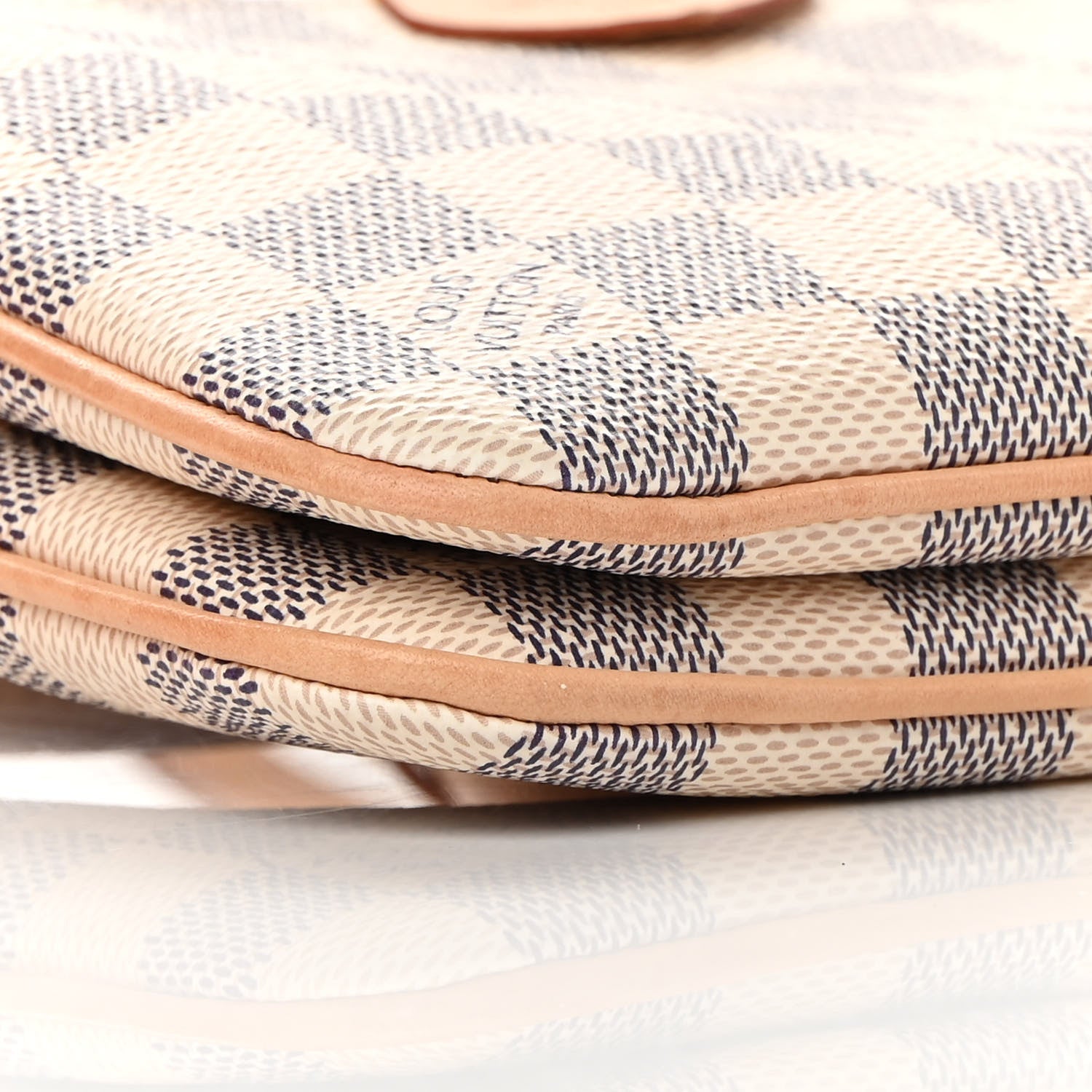 Louis Vuitton Damier Azur Double Zip Pochette 9 of 15