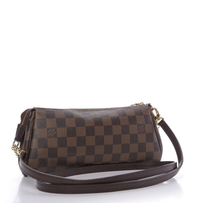 Louis Vuitton Damier Ebene Eva Clutch 3 of 8