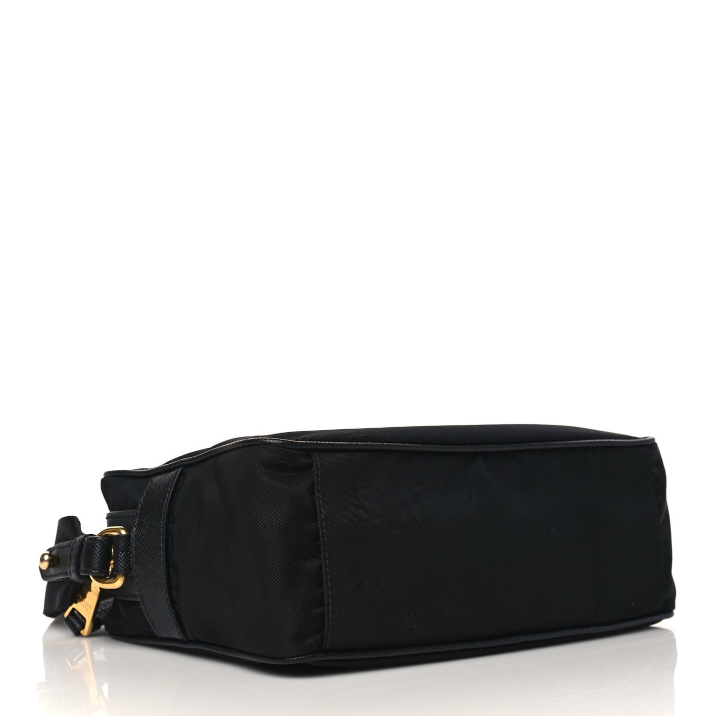 Tessuto Nylon Soft Calf Camera Bag Black