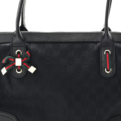Gucci Monogram Medium Princy Tote Black 8 of 10
